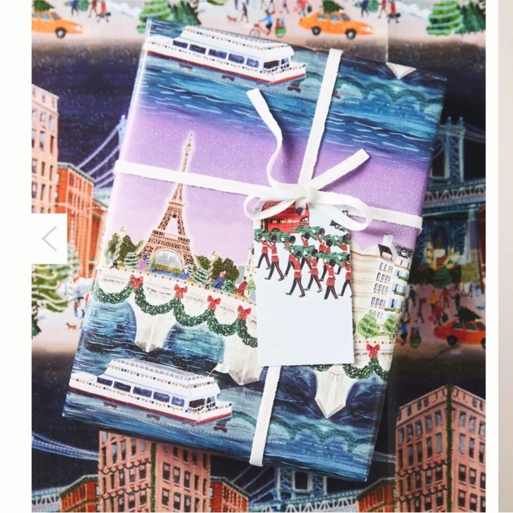 Anthropologie Home for the Holidays Wrapping Paper Book -‎ Multicolor
